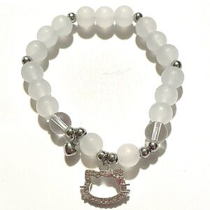 Hello Kitty Bead Charm Bracelet